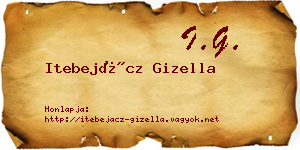Itebejácz Gizella névjegykártya